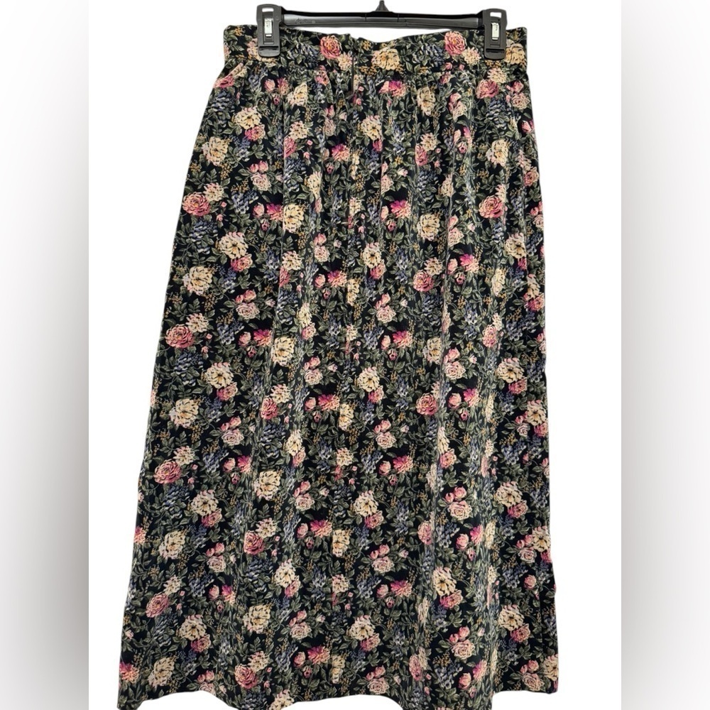 Vintage Jane Schaffhausen Velvet Skirt - Picture 2 of 7